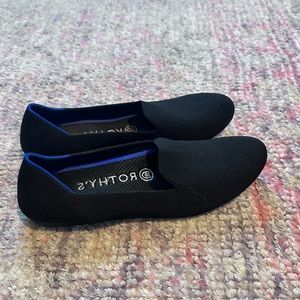 Black Barely Worn Rothy Loafers Size 8
